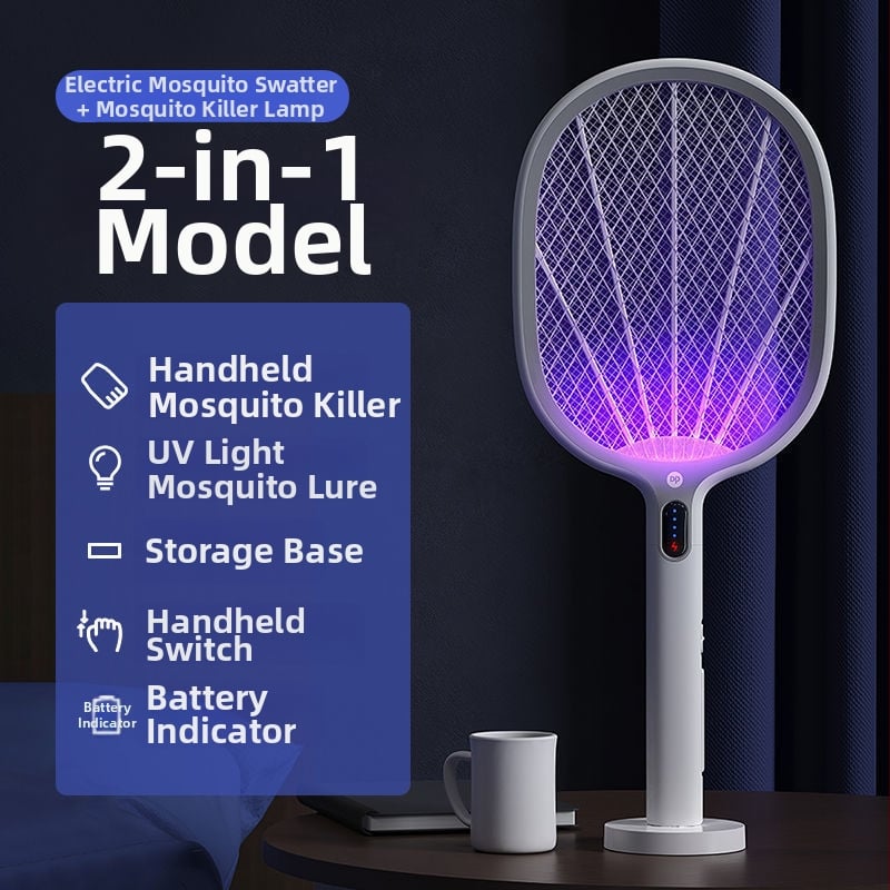 Električna mreža za komarce – punjiva, sigurna na dodir, kućna uporaba