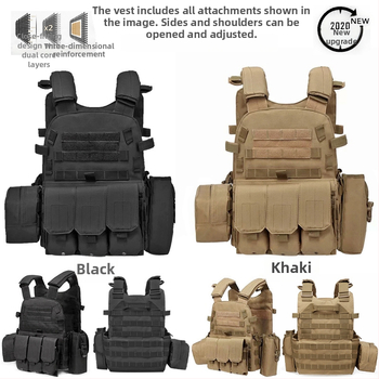 Детска камуфлажна тактическа бронежилетка с ниво 3, дишаща и износоустойчива за използване навън