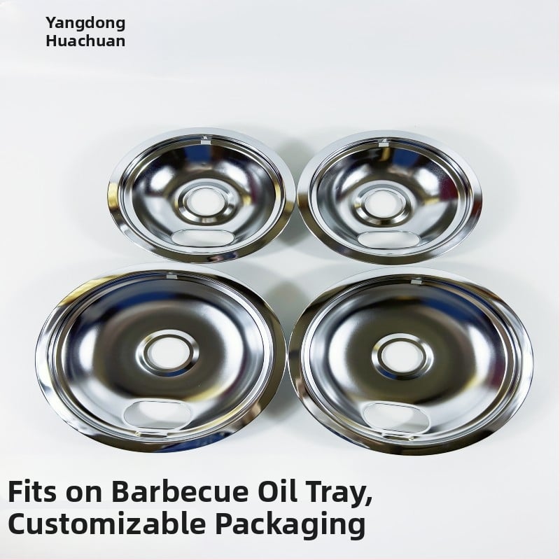 Барбекю капак за горелка с дренажна тава за масло, тава за връщане на масло и филтър тава; директен монтаж; модел Type A; произход Yangjiang; 600 g