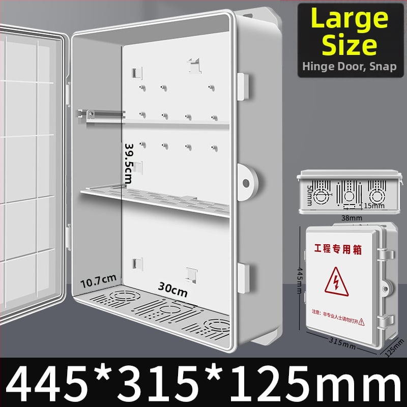 Външна пластмасова водоустойчива електрическа кутия за разпределение и измерване, свързваща кутия — индустриално наблюдение