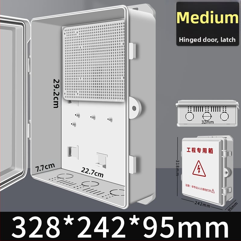 Външна пластмасова водоустойчива електрическа кутия за разпределение и измерване, свързваща кутия — индустриално наблюдение