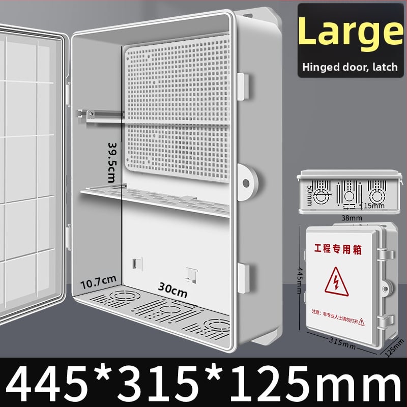 Външна пластмасова водоустойчива електрическа кутия за разпределение и измерване, свързваща кутия — индустриално наблюдение