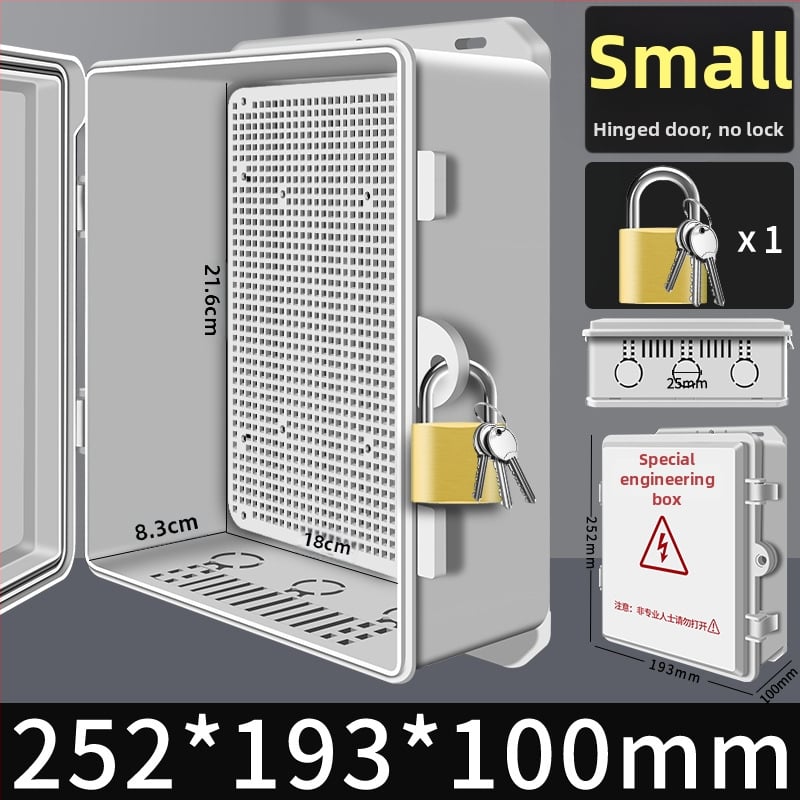 Външна пластмасова водоустойчива електрическа кутия за разпределение и измерване, свързваща кутия — индустриално наблюдение