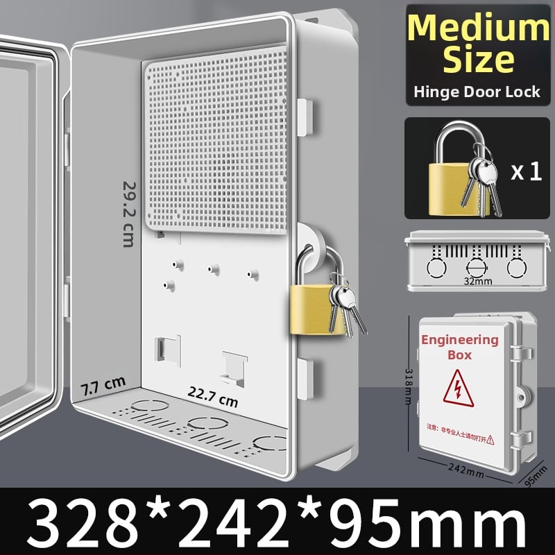 Външна пластмасова водоустойчива електрическа кутия за разпределение и измерване, свързваща кутия — индустриално наблюдение
