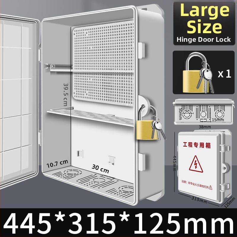 Външна пластмасова водоустойчива електрическа кутия за разпределение и измерване, свързваща кутия — индустриално наблюдение