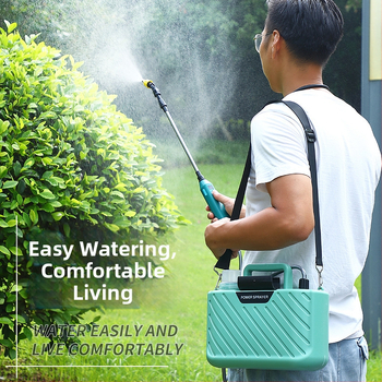 Електрическа пръскачка с атомизиращ накрайник, пластмасов корпус – Krish, за озеленяване, домашно градинарство и селскостопански нужди