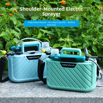 Електрическа пръскачка с атомизиращ накрайник, пластмасов корпус – Krish, за озеленяване, домашно градинарство и селскостопански нужди