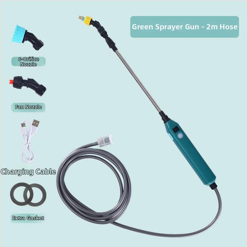 Електрическа пръскачка с атомизиращ накрайник, пластмасов корпус – Krish, за озеленяване, домашно градинарство и селскостопански нужди