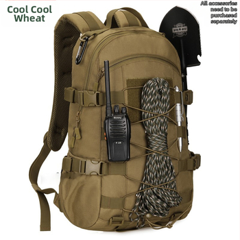 Rucsac tactic pentru outdoor pentru drumeții și camping - material Oxford, respirabil, rezistent la uzură, extensibil, căptușeală din pânză