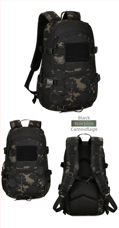 Rucsac tactic pentru outdoor pentru drumeții și camping - material Oxford, respirabil, rezistent la uzură, extensibil, căptușeală din pânză