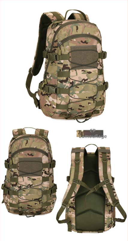 Rucsac tactic pentru outdoor pentru drumeții și camping - material Oxford, respirabil, rezistent la uzură, extensibil, căptușeală din pânză