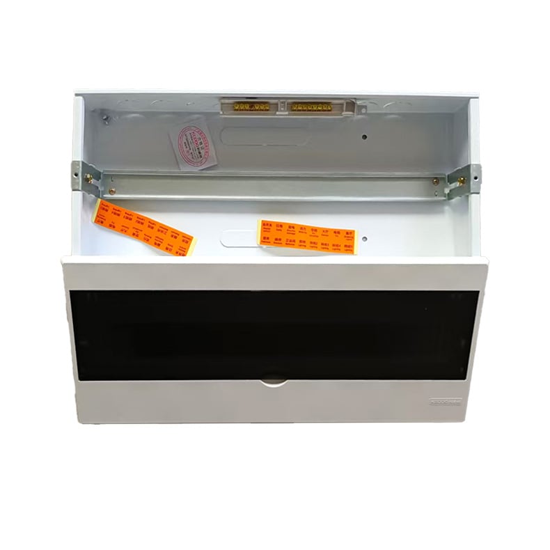 Разпределителна кутия със скрита инсталация тип C, пластмасова водоустойчива за външен монтаж, 2-46 вериги, електрически контрол