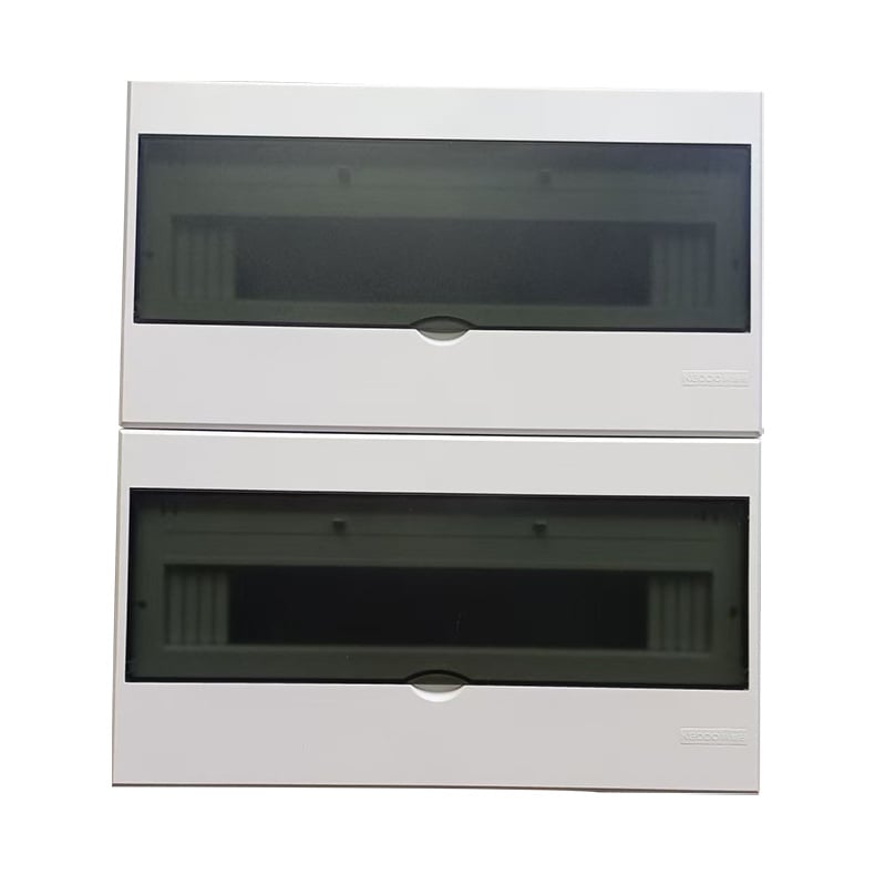 Разпределителна кутия със скрита инсталация тип C, пластмасова водоустойчива за външен монтаж, 2-46 вериги, електрически контрол