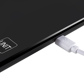 Кухненска везна DH-A11 с електронно измерване и дигитална стъклена повърхност, капацитет 15 кг, захранване от батерия, мултифункционална.