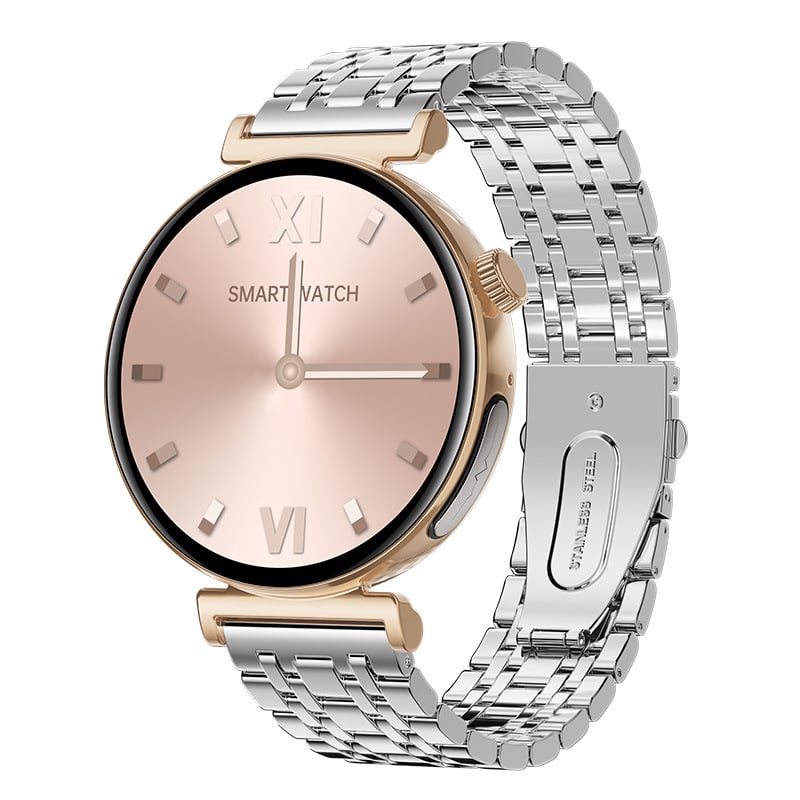 JA02 Pametni sat s AMOLED zaslonom, Bluetooth pozivi, EKG, tjelesna temperatura i zasićenost krvlju kisikom, za žene