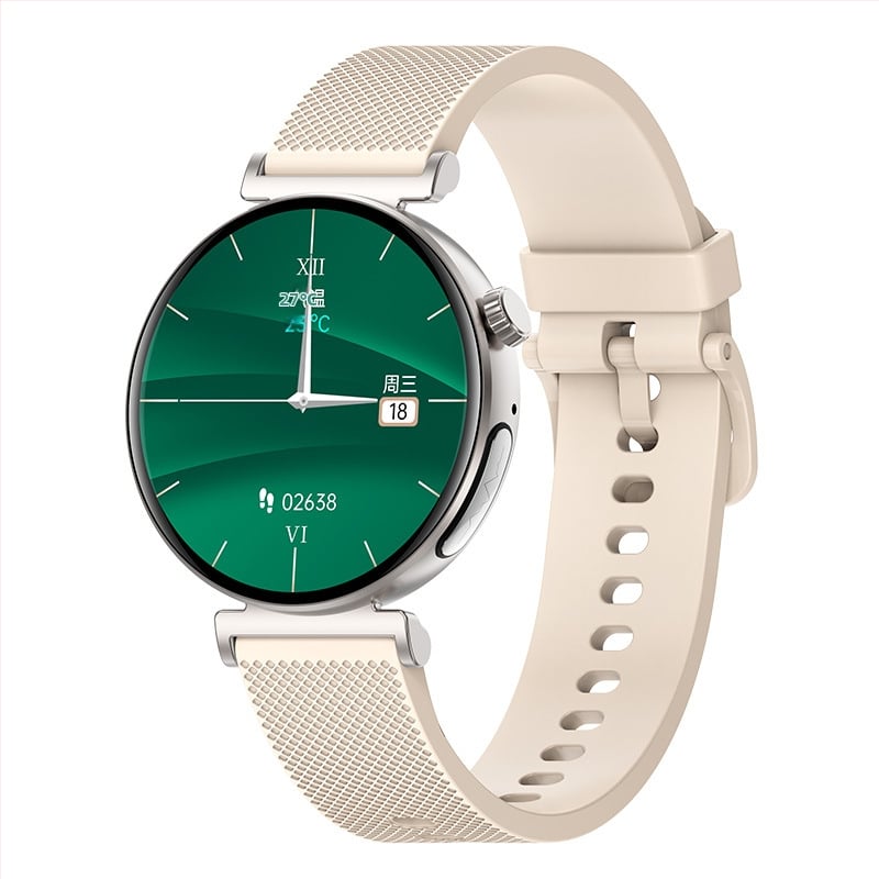 JA02 Pametni sat s AMOLED zaslonom, Bluetooth pozivi, EKG, tjelesna temperatura i zasićenost krvlju kisikom, za žene