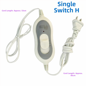 Аксесоар за превключвател на електрическо одеяло с терморегулация — единично/двойно управление, подходящо за одеяло до 10 м²