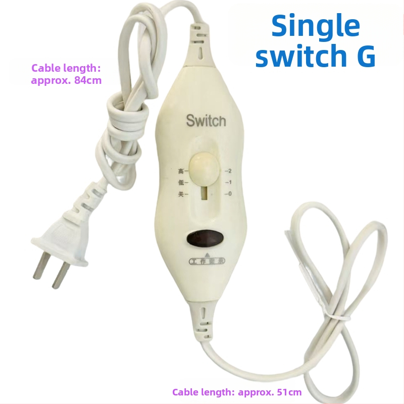 Аксесоар за превключвател на електрическо одеяло с терморегулация — единично/двойно управление, подходящо за одеяло до 10 м²