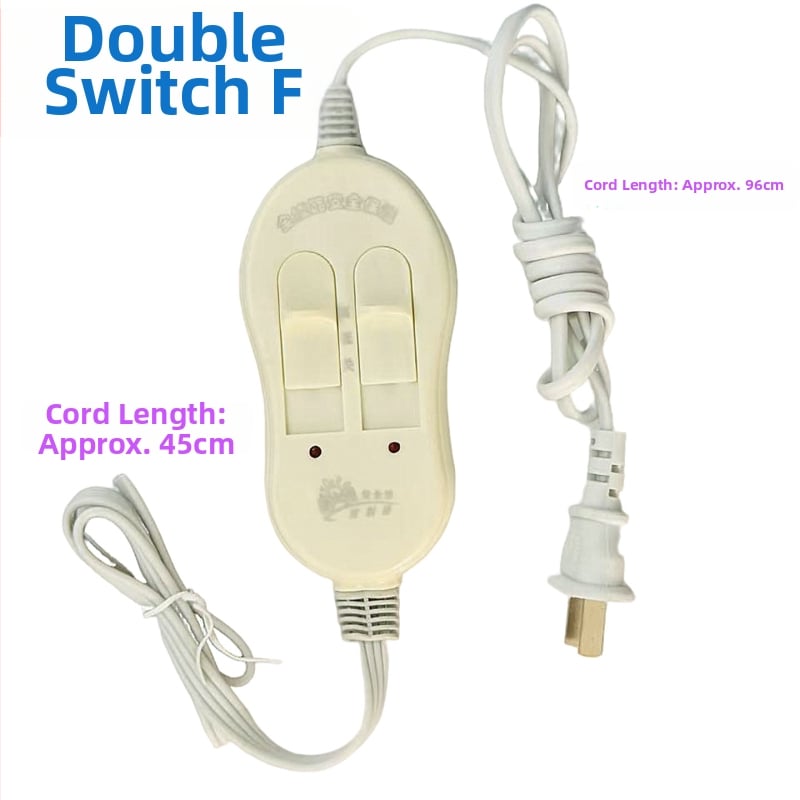 Аксесоар за превключвател на електрическо одеяло с терморегулация — единично/двойно управление, подходящо за одеяло до 10 м²