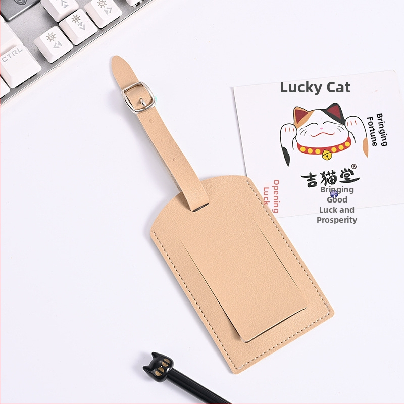 Batožinová štítka s oknom – PU koža, Bowei, rekreačný cestovný štýl, jednobarevný vzor, vodotesná, ochrana proti krádeži, ochrana proti podvodom