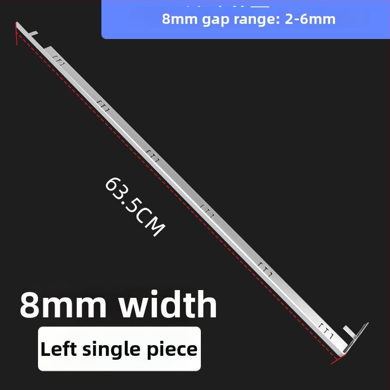 Алуминиева лента за кант с вградена инсталация, интегриран клип за пролука между плот и печка, уплътнение за ръба на кухненския плот, Universal марка, Universal тип