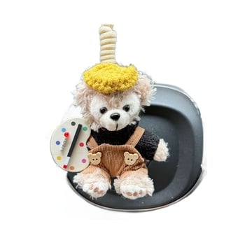 Αρκουδάκι plush κρεμαστό για διακόσμηση ζώνης αυτοκινήτου – καρτούν στυλ, 14+ ετών, υπερ-μαλακό κοντό βελούδινο ύφασμα, γέμισμα PP βαμβάκι, προσαρμοσμένα δείγματα