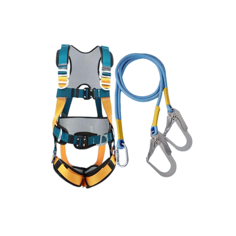 Longzhigu hamă de siguranță pentru corpul întreg cu sistem cu cinci puncte și cârlige duble (GB-2010)