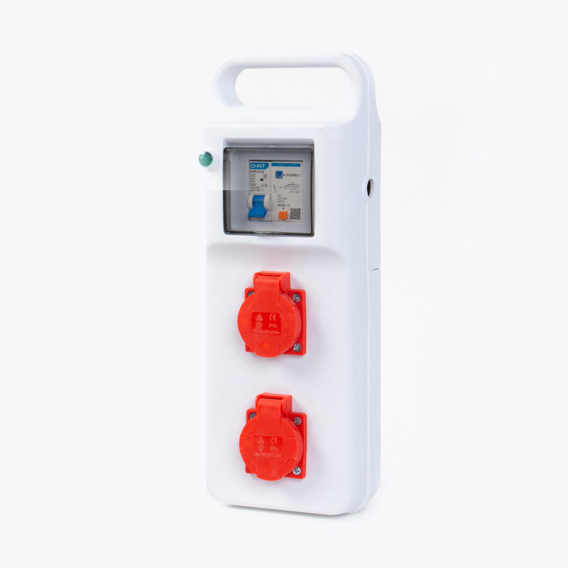 Портативна трифазна индустриална кутия за контакти — ABS корпус, CE сертифициран, серия ABS с лека индустриална кутия за контакти