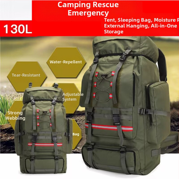 Batoh vojenského štýlu pre kempovanie a cestovanie, z Oxford materiálu, nepremokavý, odolný, s rozšíriteľnou kapacitou, geometrický vzor