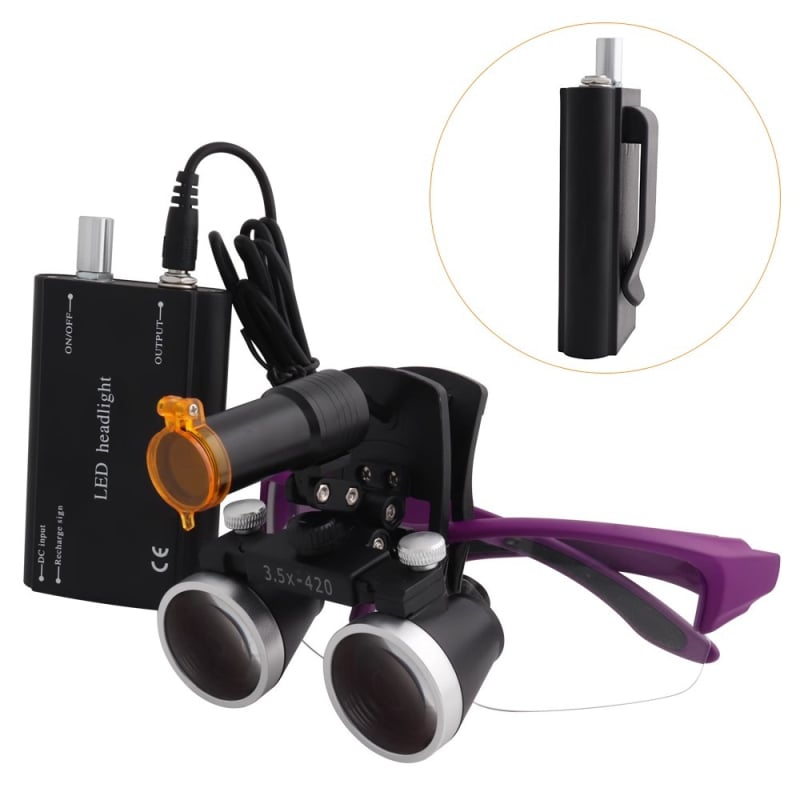 Bonito-dent dantų galvos didinamoji lupa 2,5×–3,5×