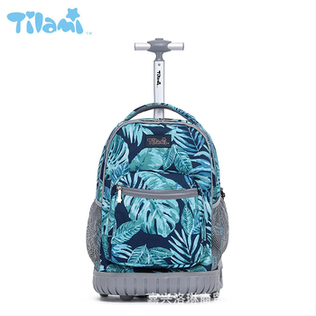 Tilami chrbát ochrana a znižovanie záťaže – vylepšený školský batoh s jedným kolieskom pre základnú a strednú školu