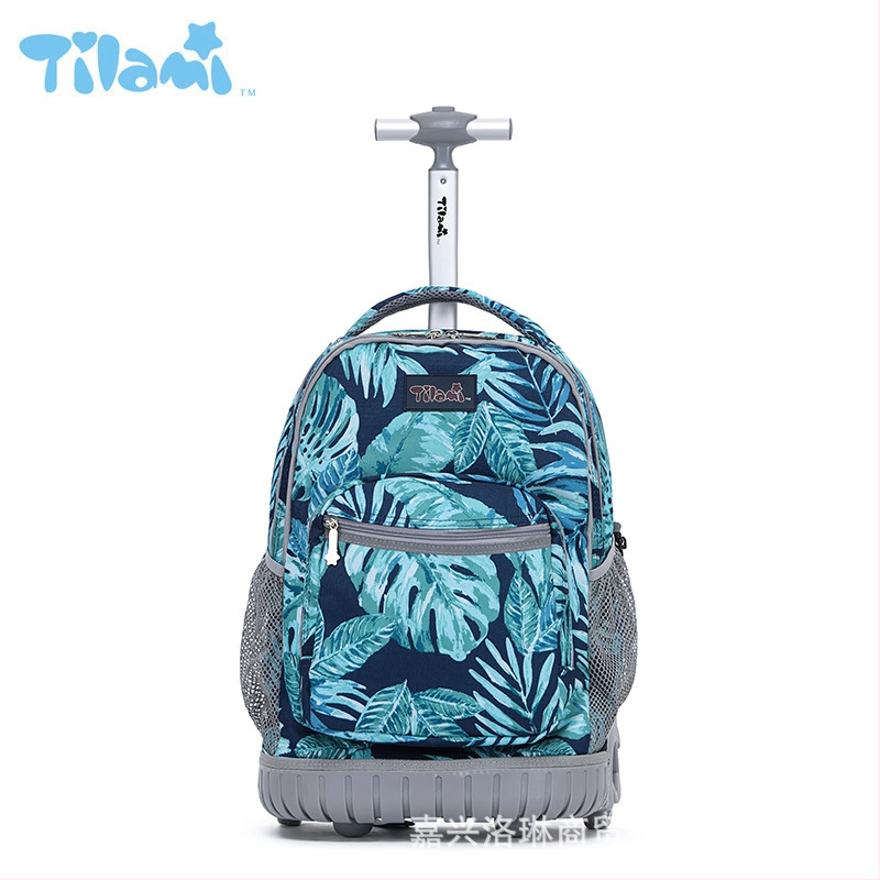 Tilami chrbát ochrana a znižovanie záťaže – vylepšený školský batoh s jedným kolieskom pre základnú a strednú školu