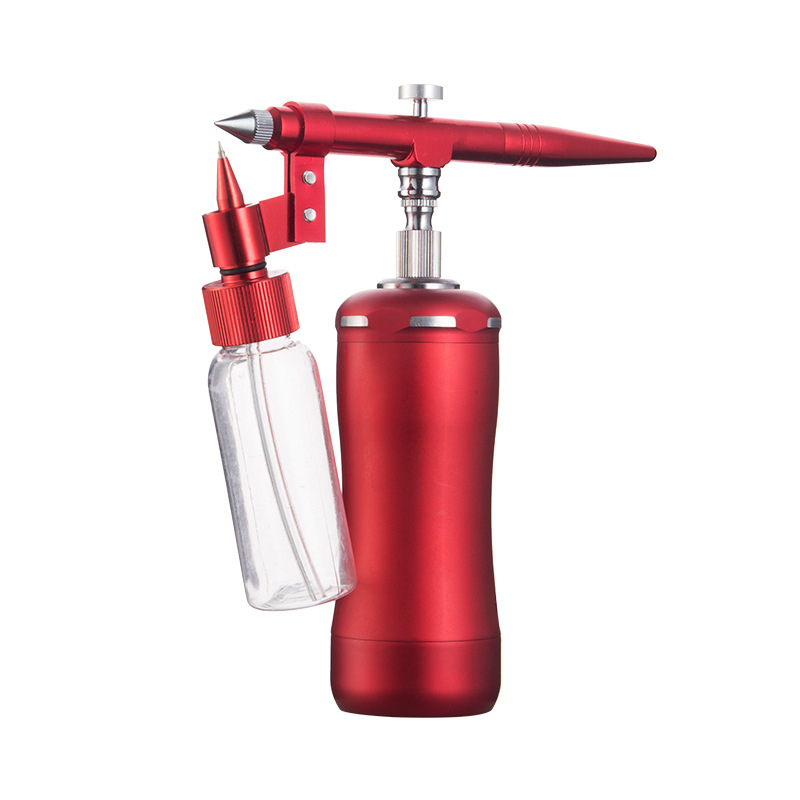 Kit pistolă electrică de vopsire pentru mobilier și piele, Great Craftsman; corp din aluminiu anodizat; presiune maximă 18-22; distanță optimă de pulverizare 100-200; capacitate 50cc