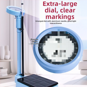 Výška a hmotnosť All-in-One váha pre dospelých a deti, model RTZ001, tlačidkové ovládanie, inteligentná váha