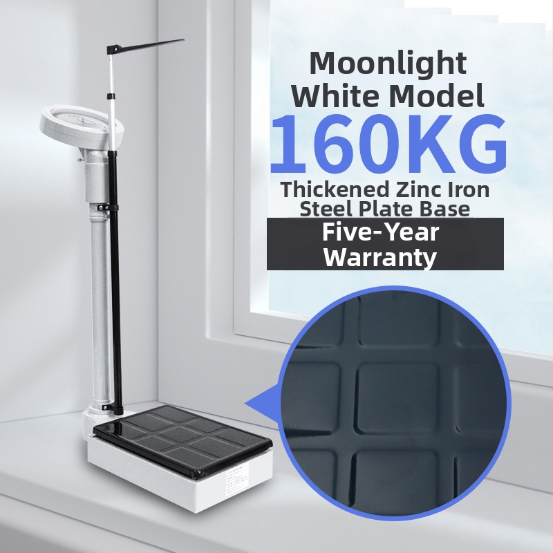 Výška a hmotnosť All-in-One váha pre dospelých a deti, model RTZ001, tlačidkové ovládanie, inteligentná váha