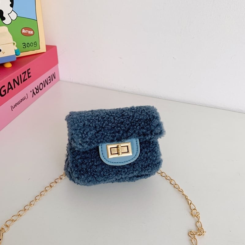 Dječja crossbody torba s perlama na ručki i motivom omotnice, proljeće 2025 izdanje, otporna na habanje, podstava od poliestera, za djevojčice (predškolska dob)
