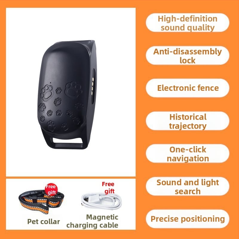 Beidou positsioneerimisega GPS-jälgija lemmikloomadele – kassidele, koertele ja lammastele – veekindel kaelarihm, vibratsiooni, toiteväljalülituse ja piiride alarmid; GPS täpsus 15 m; IP67; polümeerakumulator