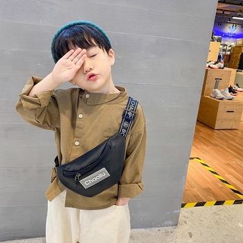 Dječja cross-body torba za dječake u korejskom stilu, mini crtić dizajn, najlon