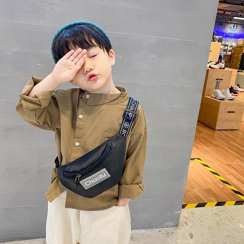 Dječja cross-body torba za dječake u korejskom stilu, mini crtić dizajn, najlon
