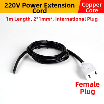 Kétpontos női dugó vezeték nélkül, tiszta rézmaggal, vízálló alacsony feszültségű doboz