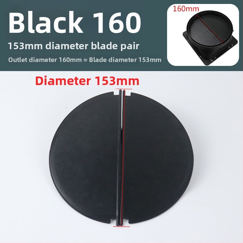 Аксесоари за кухненски аспиратор — въздушен изход с удебелена обратна клапа, ръчен монтаж, модел Въздушен изход, код YCF