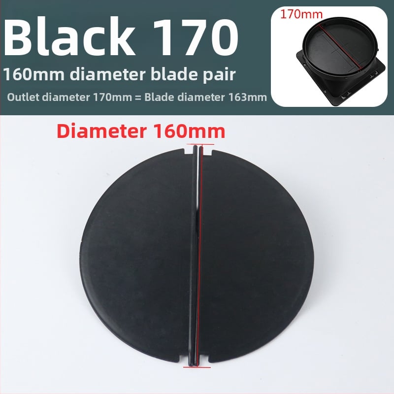 Аксесоари за кухненски аспиратор — въздушен изход с удебелена обратна клапа, ръчен монтаж, модел Въздушен изход, код YCF