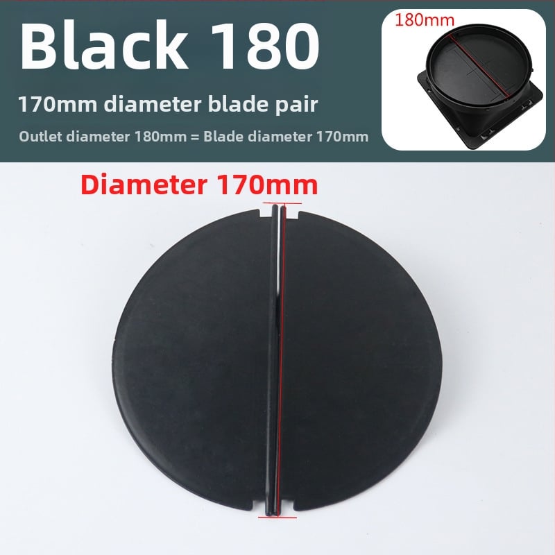 Аксесоари за кухненски аспиратор — въздушен изход с удебелена обратна клапа, ръчен монтаж, модел Въздушен изход, код YCF