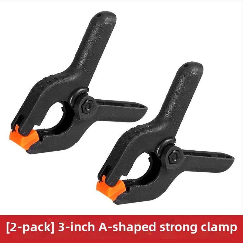 Clip funda MK - plastic ABS, pentru fundaluri foto (material/placă), clemă puternică, greutate 0.041