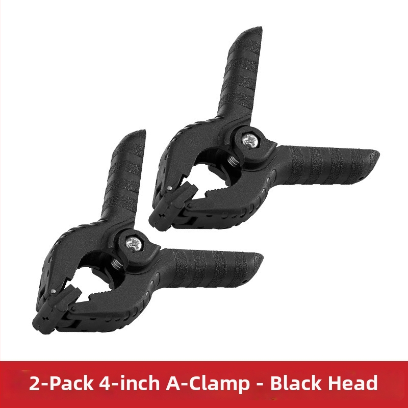 Clip funda MK - plastic ABS, pentru fundaluri foto (material/placă), clemă puternică, greutate 0.041