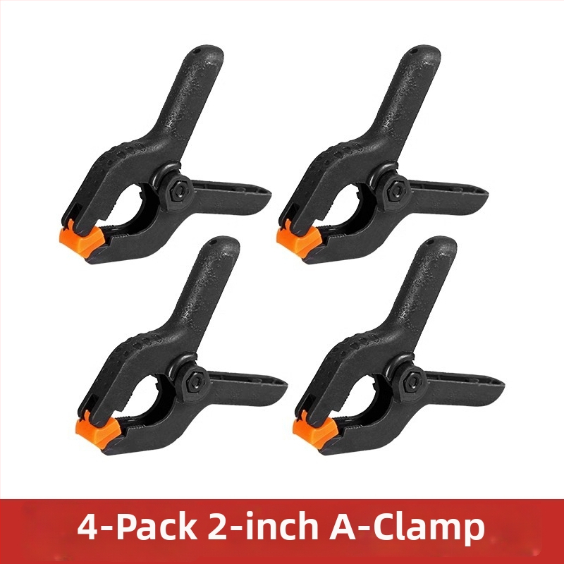 Clip funda MK - plastic ABS, pentru fundaluri foto (material/placă), clemă puternică, greutate 0.041