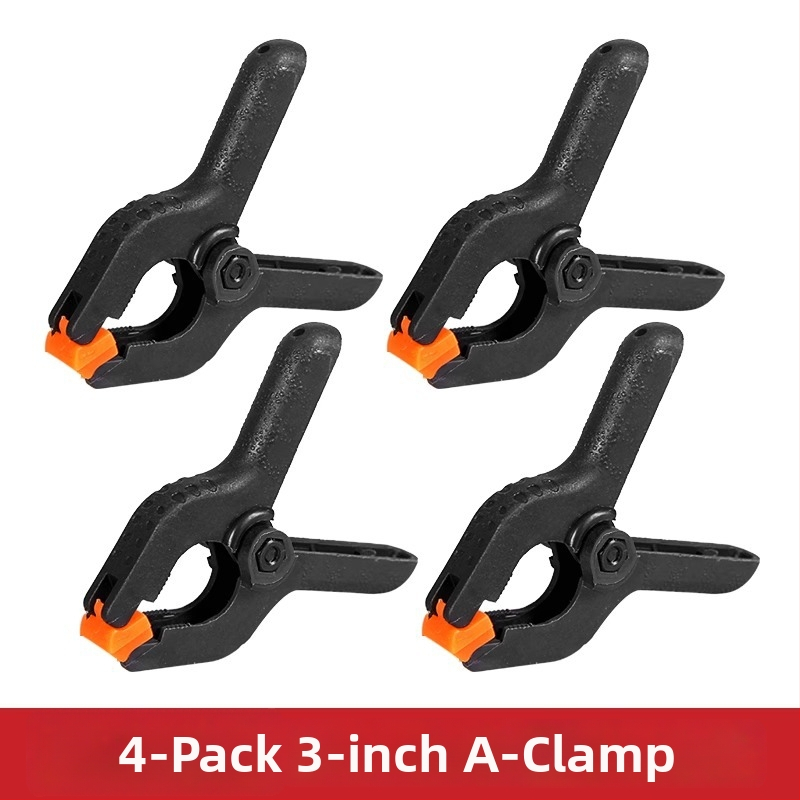 Clip funda MK - plastic ABS, pentru fundaluri foto (material/placă), clemă puternică, greutate 0.041