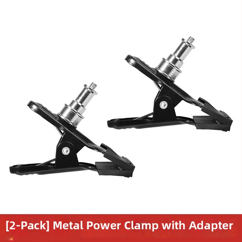 Clip funda MK - plastic ABS, pentru fundaluri foto (material/placă), clemă puternică, greutate 0.041