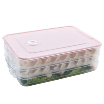 Cutie pentru găluște – plastic alimentar, portabilă pentru depozitare în frigider și congelare