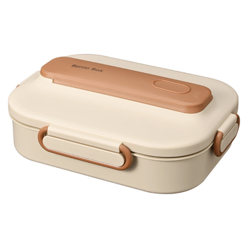 Термоизолирана кутия за обяд от 304 неръждаема стомана, правоъгълна с разделения, капацитет 1–2 л, микровълнова безопасна